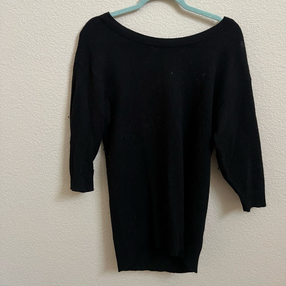 Frenchi open back sweater